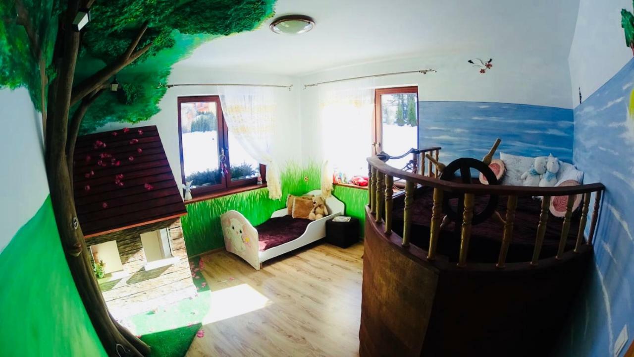 Nibylandia Dom pod Lasem Nowa Wies Grodziska Exteriér fotografie